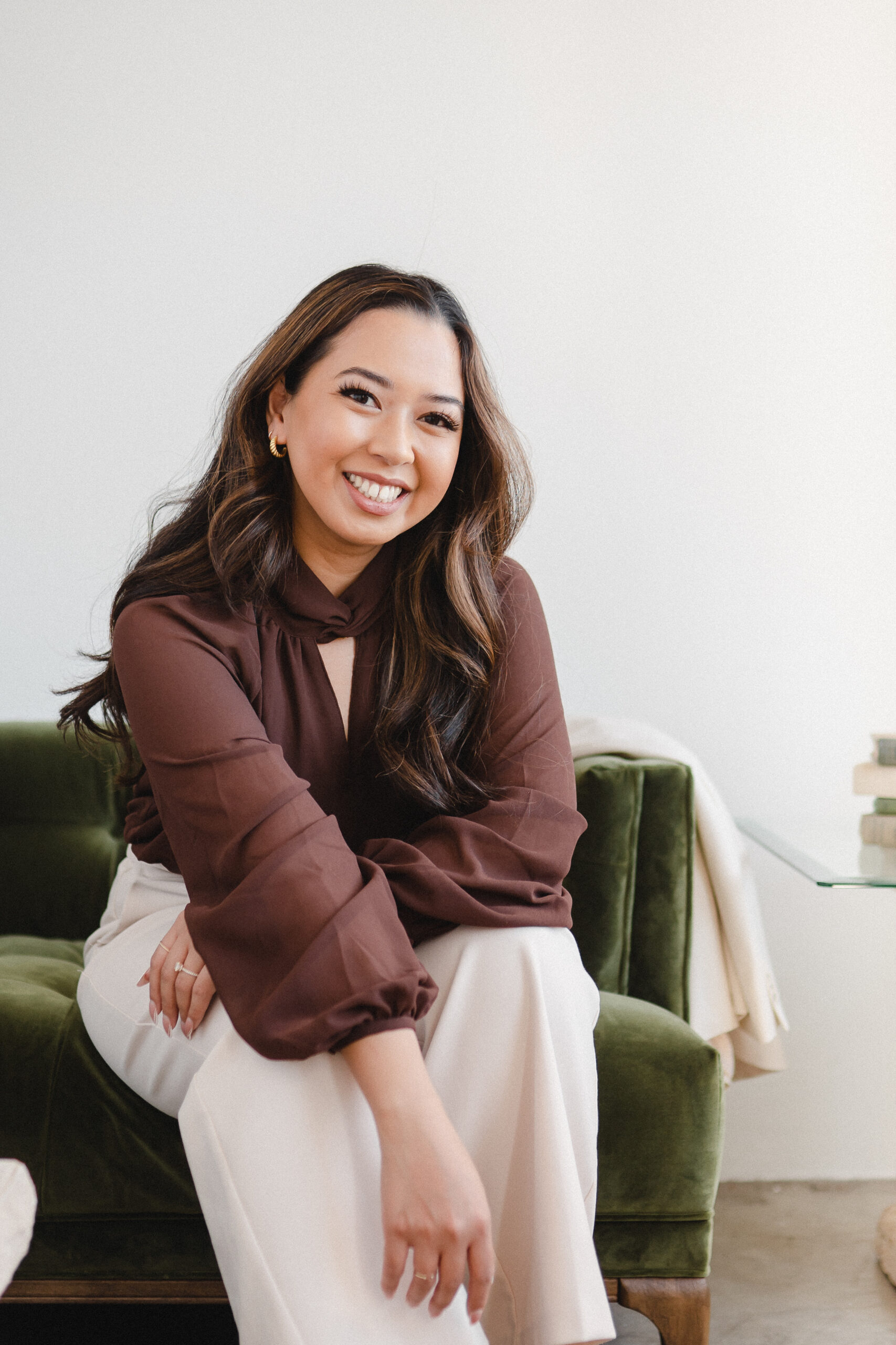 Nikki Sta Teresa Sitting on a Chair